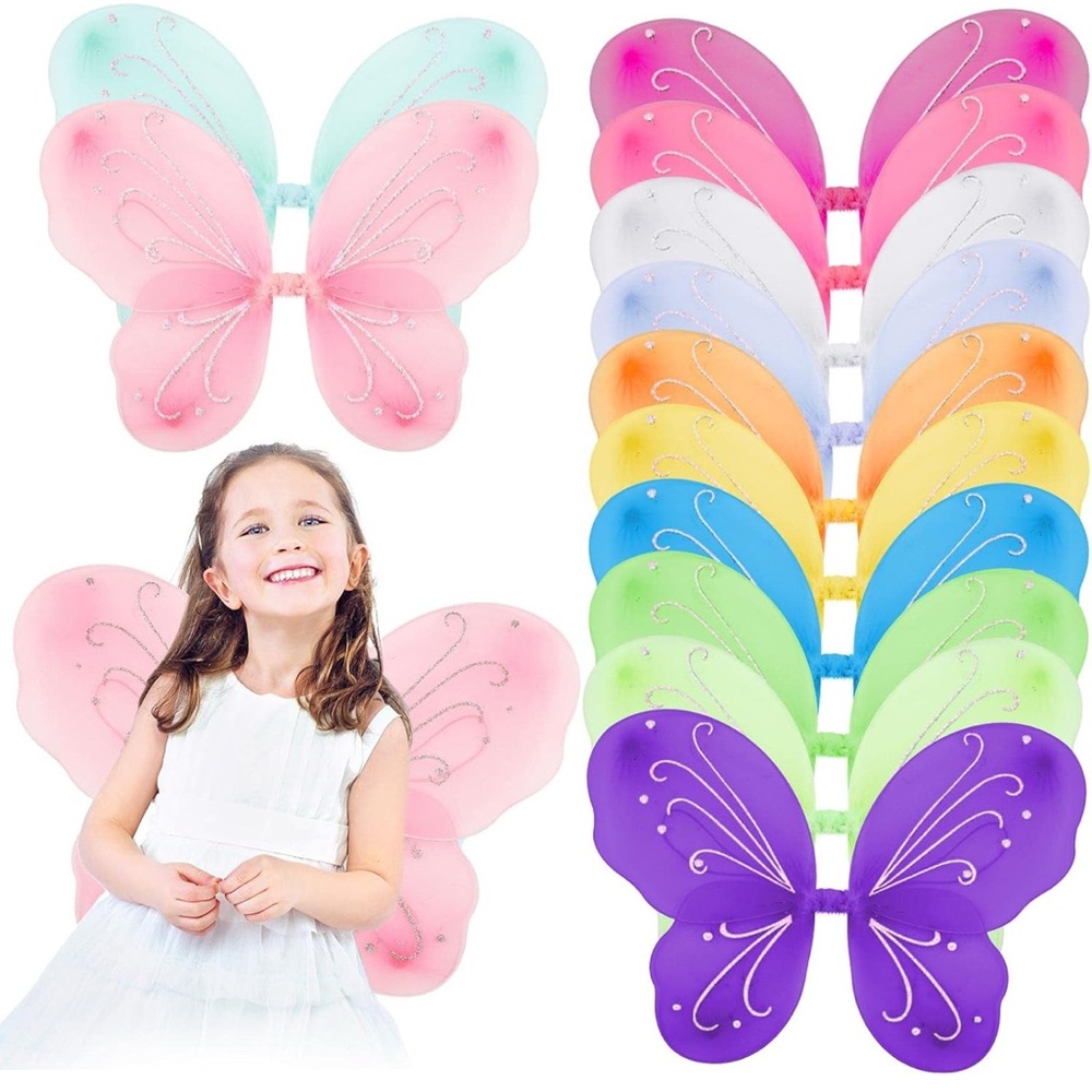 Colorful Fairy Butterfly Wings Set